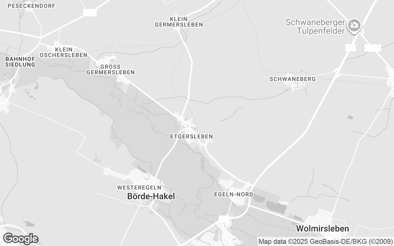 Karte von Etgersleben