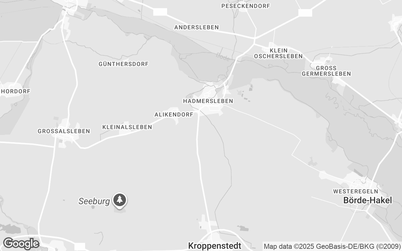 Karte von Hadmersleben